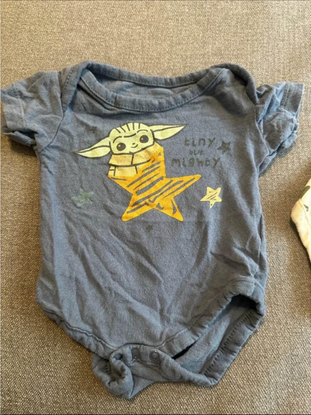 Star Wars Baby Yoda One-Piece Bodysuits Set - Green, Dark Green, Blue, Cream